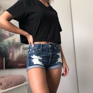 American eagle jean shorts